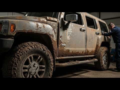 Flood-Damaged Hummer H3 Full Restoration | Complete Rebuild From Water-Logged Wreck