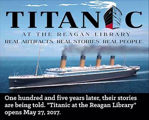 13K views · 421 reactions | As the Reagan Library prepares for a new exhibit about the Titanic to open May 27th, we have compiled artifacts and stories to share in honor of the 105th anniversary of the sinking tomorrow. For those stories, follow @ReaganLibrary40 on Instagram and @OurPresidents on Twitter | Reagan Library | Facebook