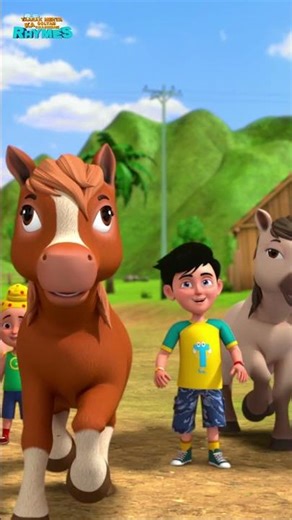 Chal re Ghoda #cartoon #rhymes #shorts #kids #kidsvideo #nurseryrhymes