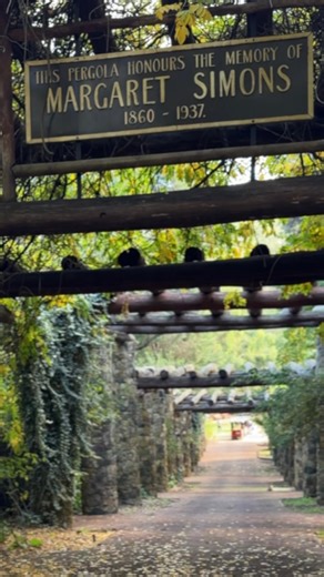 STORIES IN FULL BLOOM Standing quietly among the camellias and cool-climate trees, the Margaret Simons Pergola holds more than just eight tons of stone — it holds history. Built to honour the mother of Araluen’s founder, J.J. “Boff” Simons, this Heritage-listed structure is a tribute to the people who shaped the garden into what it is today. Wander through, pause beneath its arches, and take in the beauty of a place where every path carries a story. Tag someone who’d love to walk where history a