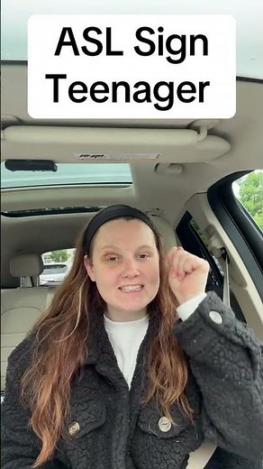 Learn How To Sign "Teenage" in ASL for Beginners | American Sign Language #shorts