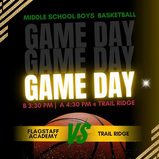 🚨It’s Game Day Dragons 🚨 🏀 Wish our middle school boys luck as they travel to take on Trail Ridge middle school today! #flagstaffacademy #middleschoolsports #boysbasketball #dragonpride #coloradoschools | Flagstaff Academy Charter School