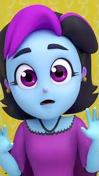 Five Little Monsters Song for Kids #shorts #nurseryrhymes #halloweenshorts #halloween #numbersong