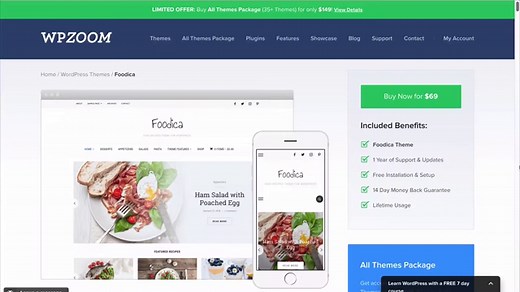 Foodica (PRO) - Documentation - WPZOOM