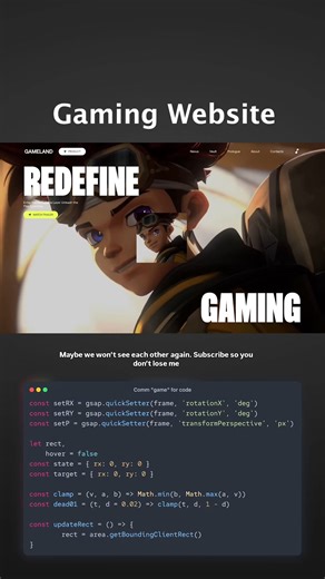 Responsive Gaming Website using html css and js 🔥 #codealign #coding #htmlcss #gaming #webdesign