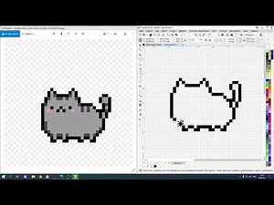 Pixel Art Cat in Coreldraw 2021
