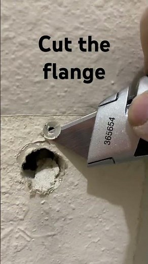How to remove plastic wall anchors without causing too much damage. Quick DYI tip. #diy