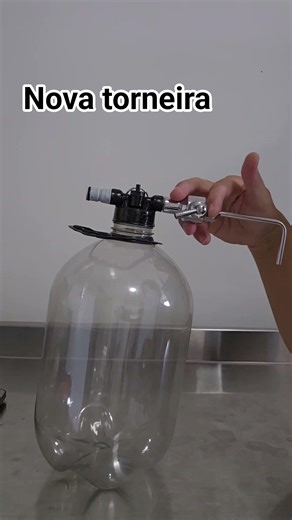 New Keggi faucet with flow control.