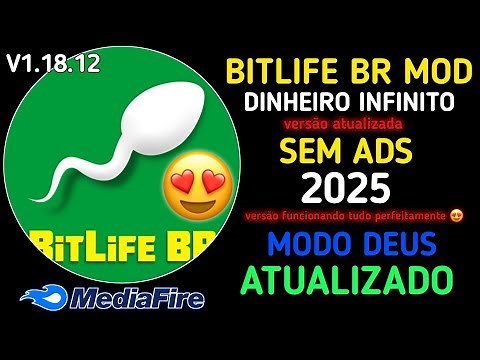 SAIU!! BITLIFE BR ATUALIZADO VERSÃO 1.18.18 APK MOD MENU VIP TUDO LIBERADO MEDIAFIRE 2025