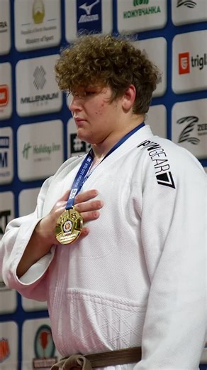 🥇 What a day for Daniel Csermak🇭🇺 — the newly crowned 2025 Cadet European Champion in 90 kg! A gritty, determined performance that ends in gold for Hungary! 🔥🇭🇺 “I told myself: even if I collapse, even if I pass out, I have to hold that grip. There was no other option. I can’t even describe how good this feels.” 💪 #JudoSkopje2025 | European Judo Union