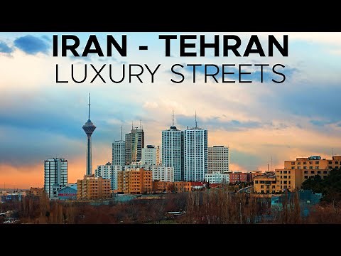 TEHRAN 2025 🇮🇷 Driving in Luxury Streets, IRAN