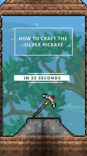 How to Craft the Silver Pickaxe
