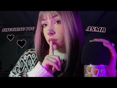 ASMR Shushing You & Yapping | Whispering
