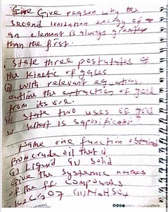 Give reason why the second ionization energy of an element is a... | Filo