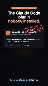 Anthropic's Official Plugin Sets Up Claude Code For You