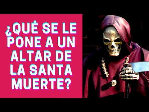 ¿Qué se le pone de ofrenda en el altar a la Santa Muerte?