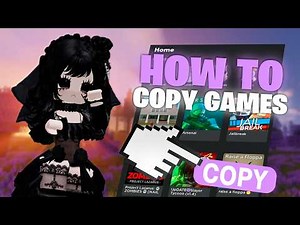(TUTORIAL) How To Copy Any Game In Roblox 2026 | Game Copier In Roblox