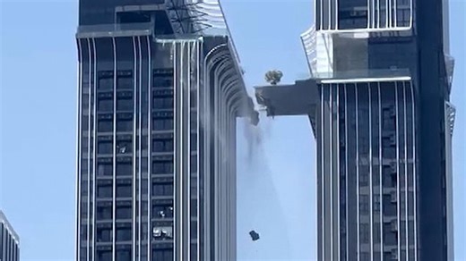 Skybridge connecting Bangkok high-rise snapped apart during earthquake