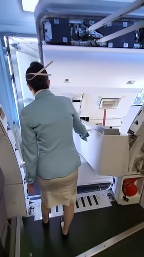 26K views · 209 reactions | Real footage of a Korean flight attendant opening the door of the plane. | Media 5 | Facebook