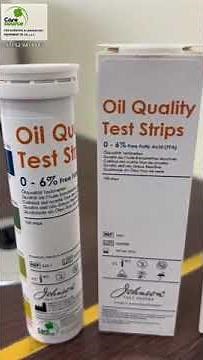 Oil Test Strips 2 5 & 6% #cookingoil #teststrips