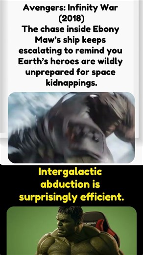 Avengers Infinity War 2018,Cosmic Kidnapping 🚀 #AVENGERS #MARVEL