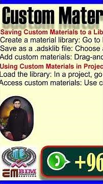 Learn how to create and manage custom materials in Revit MEP.
