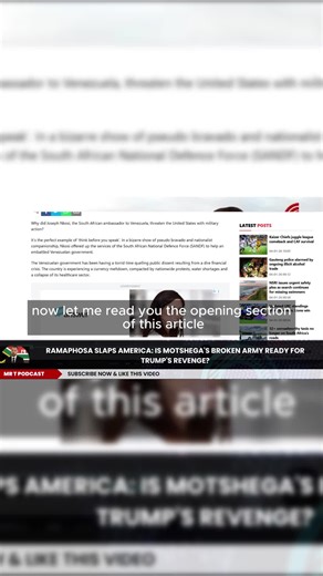 South Africa's Army Preparedness Amid Political Tensions