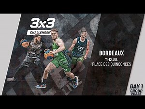 RE-LIVE | FIBA 3x3 Bordeaux Challenger 2024 | Qualifier for Shanghai Masters | Group Phase
