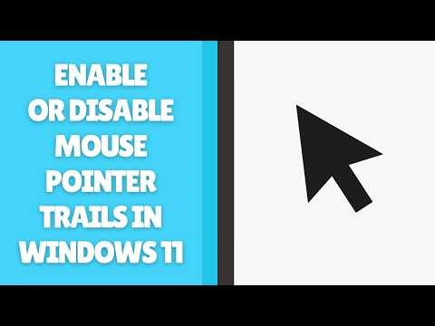 How to Enable or Disable Mouse Pointer Trails in Windows 11