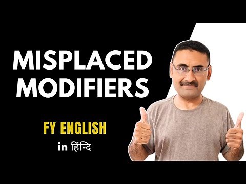 Misplaced Modifiers | English Grammar | English subject FY | English Speaking | TET |IGNOU