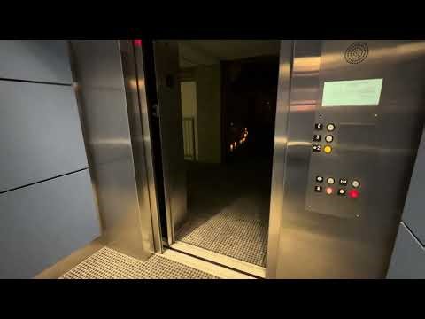 Montgomery Elevator at Skirball Cultural Center, Ahmanson Hall in Los Angeles, California