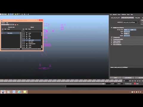 How to Create and Edit Chacter Set in Maya