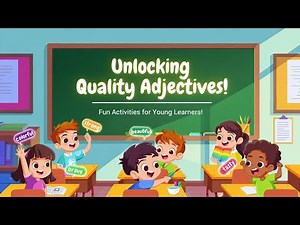 Unlocking Quality Adjectives- Fun Activities for Young Learners!
