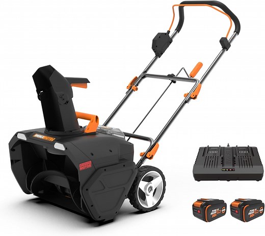 Worx WG471 40V Power Share 20" Cordless Snow Blower with Brushless Motor