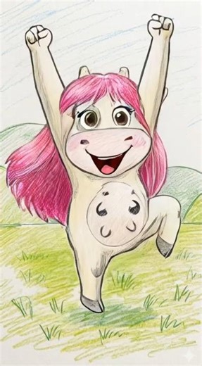 Funny Baby Cow Song 🐄 Dance For Kids #FunnyCow #KidsSongs #AnimalDance #Shorts #CuteAnimals