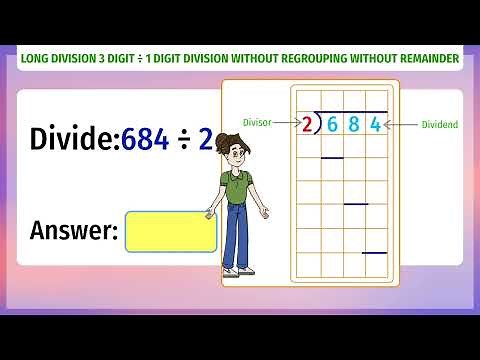 Long Division Explained | 3-Digit ÷ 1-Digit Without Regrouping & Remainder | Grade 3 Math