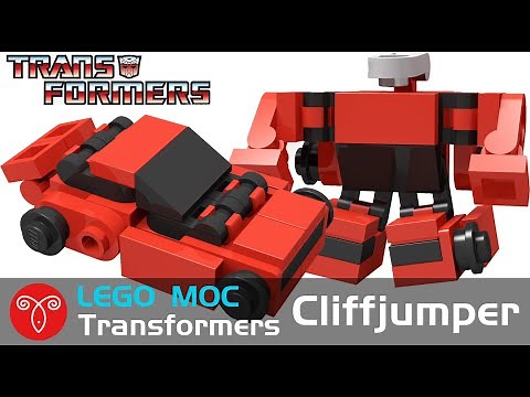 Lego Transformers G1 Cliffjumper MOC Instruction Mini Mecha Tutorial