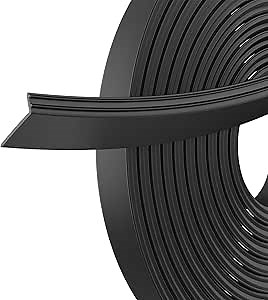 RV Slide Out Wiper Seal R854056 1-1/2" (Clip-On), 25' Weather Seal, Black Rubber Slideout Seal