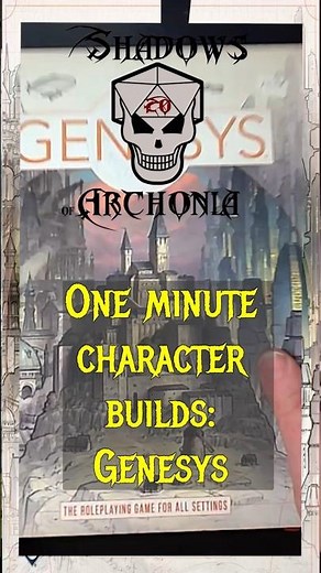 One Minute Character Build: Genesys #ttrpg #characterbuilding