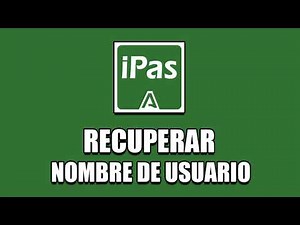 ✅ CÓMO RECUPERAR EL NOMBRE DE USUARIO DE IPASEN 2021 ✅ TUTORIAL COMO SABER USUARIO IPASEN 2022