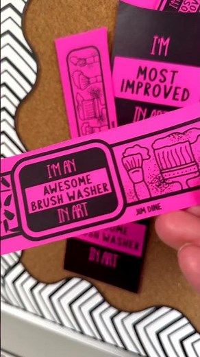 Brag Bracelets | Editable & Printable Classroom Management Rewards & Incentives for Elementary Art