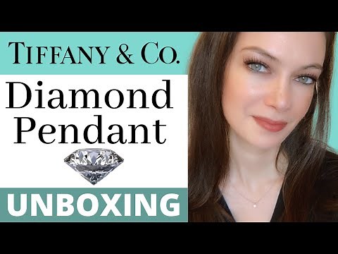 Tiffany & Co. Unboxing - Diamond Pendant (Platinum chain)