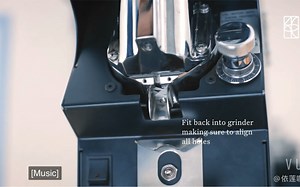 意大利黑鹰Mythos one意式咖啡磨豆机更换静电片