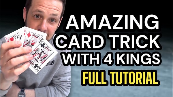 Amazing Trick with the 4 Kings (Tutorial) MIND BLOWING and IMPOSSIBLE card trick revealed