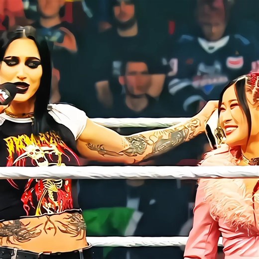 Asuka kairi sane attack Rhea Ripley lyo sky 😨 edit #wwe #edit #shorts