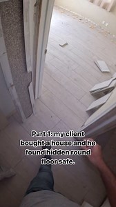 30M views · 10K reactions | Part 1: my client bought a house and he found hidden round floor safe. #hiddensafe #mystery #hiddentreasures #keylargo | Miki Benyair | Facebook