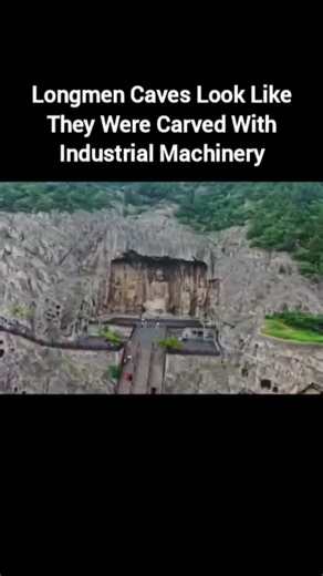 Caves Look Like They Were Carved With Industrial Machinery#AncientHistory #Archaeology #AncientChina