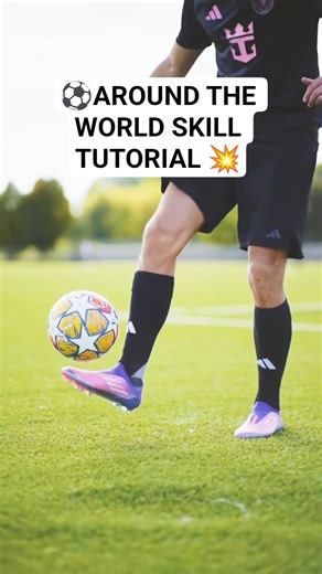 part 135| Around the world Tutorial For beginners ⚽ #football #footballskills #ultimate_footballz