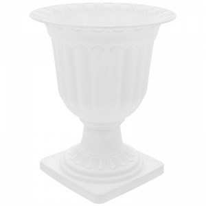 Zonhebin Large Urn Planter Flower Pot Pedestal Indoor Outdoor Garden Plant Container