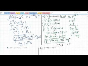 Math 55 Section 2.1 Linear Equations Method of Integrating Factor